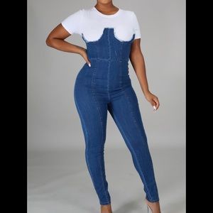 Brand New Denim Jumpsuit